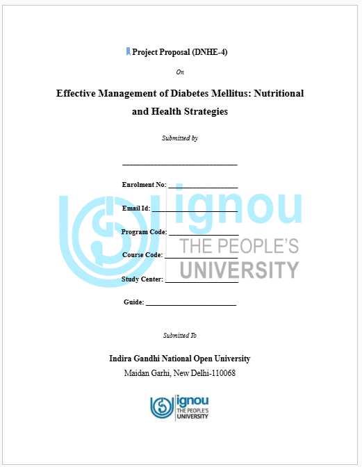 synopsis sample of dnhe 4