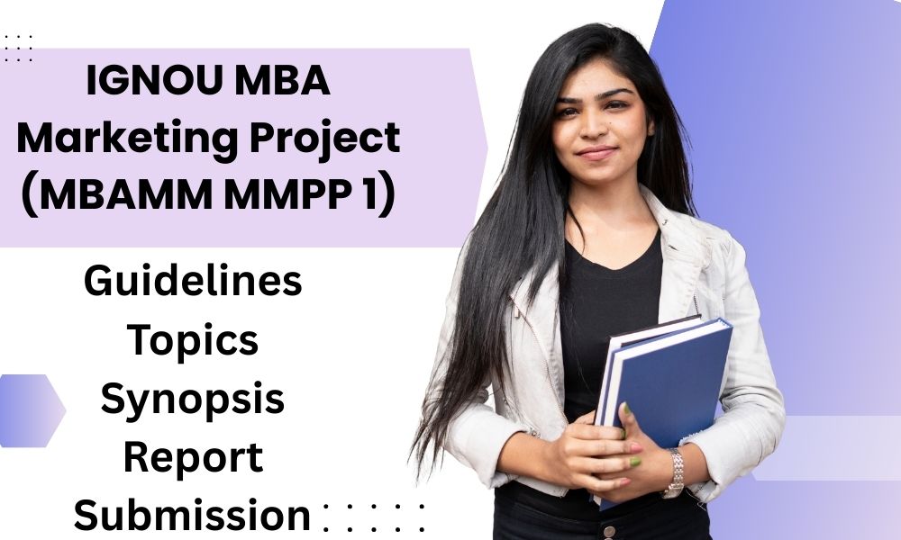 ignou mba marketing project (mmpp 01)